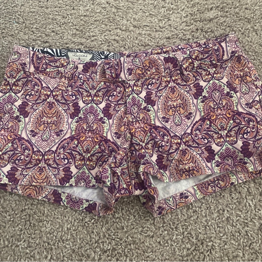 Volcom Women's Y2K Low rise Purple and Orange